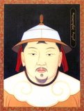 Toghun Temur, also known as Ukhaantu Khan (May 25, 1320 – May 23, 1370), was a son of Kusala who ruled as Emperor of the Yuan Dynasty, and is considered as the last Khagan of the Mongol Empire. During the latter years of his reign, the Mongols lost effective control over China to the Ming Dynasty. He was a Buddhist student of Karmapas and is considered as a previous incarnation of Tai Situpa.<br/><br/>

Toghun Temur Khan,the eldest brother of Rinchinbal, was born in 1320, the white monkey year. He assumed the throne in 1333, the black hen year, and passed away in 1370, the white dog year.