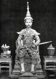 King Chulalongkorn, Rama V (1853–1910) was the fifth monarch of Siam under the House of Chakri. He acceded to the throne at the age of 15 after the death of his father, King Mongkut, Rama IV. King Chulalongkorn is considered one of the greatest kings of Siam. His reign was characterized by the modernization of the country, including major governmental and social reforms. He is also credited with saving Siam from being colonized.
