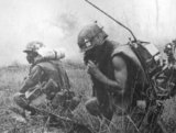 The Tet Offensive was a military campaign during the Vietnam War that began on January 31, 1968. Regular and irregular forces of the People's Army of Vietnam, as well as NLF (Viet Cong) resistance fighters, fought against the forces of the Republic of Vietnam (South Vietnam), the United States, and their allies. The purpose of the offensive was to strike military and civilian command and control centers throughout South Vietnam and to spark a general uprising among the population that would then topple the Saigon government, thus ending the war in a single blow. Although the offensive failed militarily, it succeeded psychologically, undermining American confidence and marking a major turning point in the Second Indochina War (Vietnam War).
