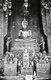 Thailand: The Buddha statue in the main hall of Wat Bowonniwet Vihara in Bangkok, late-19th century.