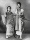 Thailand: A young Karen couple in northern Thailand, c. 1900