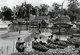 Thailand: A floating market with vendors selling corn cobs, Siam, late-19th century.