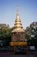 Thailand: The crooked chedi at Wat Phra That Chom Kitti, Chiang Saen, Chiang Rai Province, Northern Thailand