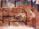 Thailand: Weaving, 19th century mural, Wat Phumin, Nan, North Thailand